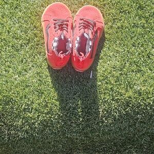 Vans Kids Bright Red Sneakers